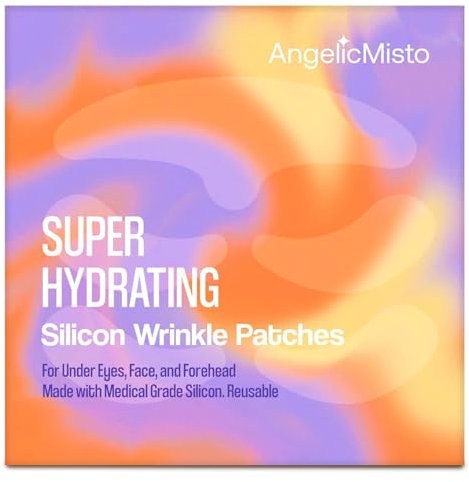 Silicone Wrinkle Patches for Forehead, Under Eye & Face: Reusable & Non-Invasive, Smooth Look & Fine Line Care - Medical Grade Silicone Face Patches Kit