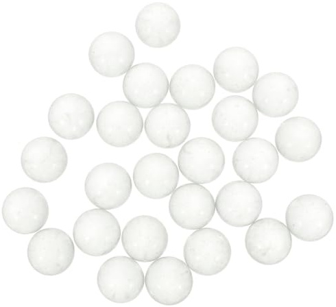 ERINGOGO 90stüCke Transparente Glasmurmeln Dekorative Glasperlen 16 Mm | FüR VasenfüLlungen Aquarien Und Bastelprojekte Klare Murmeln, FüR Tischdeko Und Blumenausstellungen, Glaskugel Deko