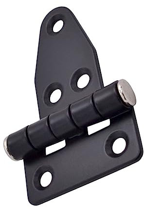 NUOBESTY 1 Pieza Bisagra En t Bisagras Negras Retro Para Pequeño Bisagras De Puerta De Servicio Pesado De Servicio Pesado Industrial Mecanismo Acero En Forma De t Negro