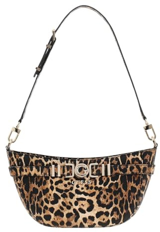 GUESS Schultertasche Cirene Shoulder Bag Leopard hellbraun