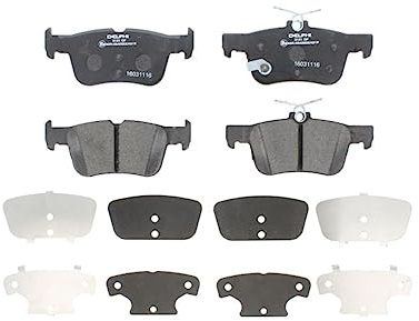 DELPHI LP3151 Bremsbelagsatz Bremsbeläge Hinten mit Zubehör Kompatibel mit FORD Mondeo V Kombi CF