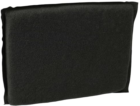 vhbw Aktivkohlefilter kompatibel mit Vorwerk Tiger 250, 251, 252 Staubsauger - Ersatzfilter, Schwarz