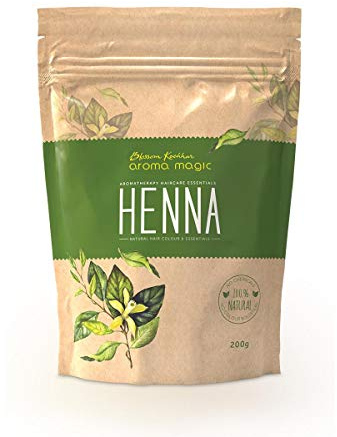 AROMA MAGIC Henna Natürliche Haarfarbe & Essential, 200 g