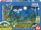 Schmidt Spiele 56529 Tiere nachts im Wald, 100 Teile Kinderpuzzle aus Graspappe