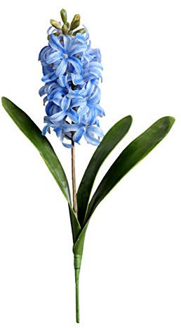 CUSROS 3D Hyazinthe Narzisse Kunststoff Kunstblume Topf DIY Basteln Blumen Für Home Office Indoor Outdoor Dekoration Blau Einheitsgröße