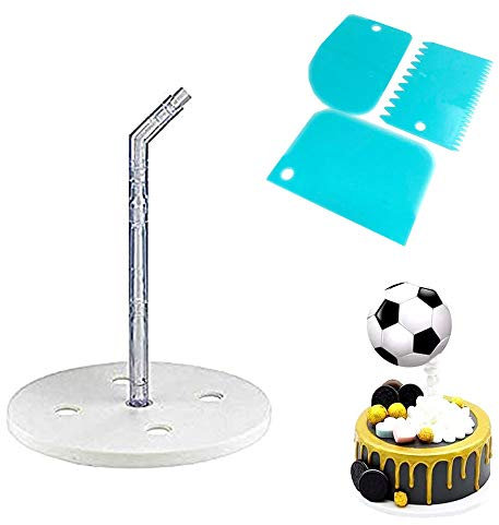 Sertay Kuchen Gießen, Schwerkraftkuchen, Anti-Schwerkraft-Kuchen-Kit, Mit Kuchenschaberdekoration für einzigartige Kuchen für Geburtstagsfeiern, Hochzeiten, Festessen(25 * 20 * 4cm/9.8 * 7.9 * 1.6in)