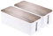 Callstel Steckdosen Box: 2er-Set Kabelboxen groß, 39 x 15,5 x 14 cm, in Nussbaum-Holzoptik (Boxen für Mehrfachsteckdose, Kabel-Aufbewahrungssystem, Verlängerungskabel)