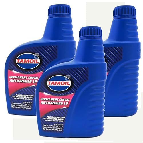 TAMOIL Liquido Antigelo Radiatore Rosso 3 Litri Permanent Super Antifreeze LF