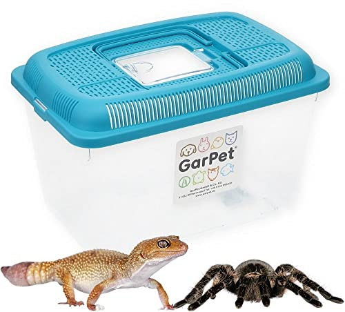 GarPet Faunabox Transport Quarantäne Box Tierbeobachtung Urzeitkrebse Triops Heimchen Fauna Box Insektenbox Amphibien Faunarium Gr. L