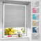 BelleMax Plissee ohne Bohren verdunkelung, Thermo Plisseerollo Klemmfix, Hellgrau 90x130cm(BxH), Verdunklungsplissee 100% lichtundurchlässig für Fenster, Blickdicht Sichtschutz Sonnenschutz