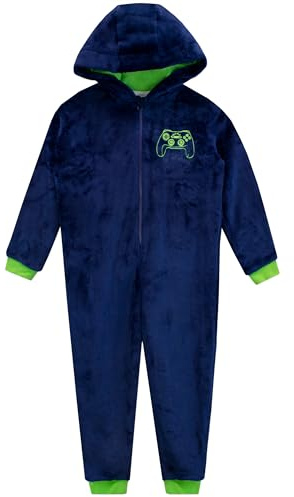Harry Bear Gaming Onesie | Boys Gaming PJs | Gamer Boys Onesie | Ages 5 To 13 Years