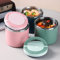 Djioyer Food Flask, 1000ml Soup Flask for Hot Food, Stainless Steel Vacuum Insulated Food Jars with Handle for Kids Adult, Leak Proof Soup Container Food Jar for School Office Picnic Travel, Pink