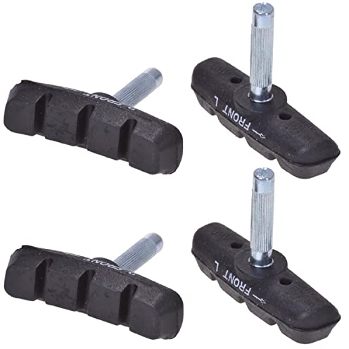 4X Fahrrad Bremsbeläge Bremsbacken 55x13x10mm Bremsklötze Cantilever Bremsschuhe Schwarz