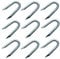 TERF® 40mm Galvanised U Nails Netting Staples Length 40mm (1.5 inch) Diameter (Ø) 4.0mm Heavy Duty U Nails Wire Staples for Fixing Fencing Fence Wire Mesh - Pack of 50