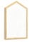 ALLboards House Shape Magnetic Dry Erase whiteboard 90×60 cm, Whiteboard with Wooden Frame, Notice Board for Home