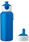 Mepal Campus Gourde pop-up avec couvercle de rechange rabattable - Bouteille d'eau anti-fuite pour maternelle et école - Sans BPA et passe au lave-vaisselle - 400 ml - Bleu