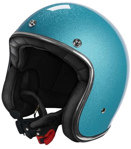 Helm Quarz Glitter Türkis Glossy XL