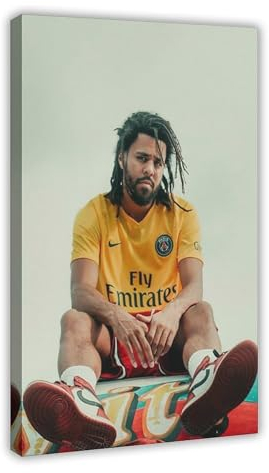 J. Cole Poster (29) Leinwand Poster Wandkunst Dekor Druck Bild Gemälde für Wohnzimmer Schlafzimmer Dekoration Rahmenstil 60 x 90 cm