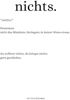 nichts.: Du wolltest nichts, du kriegst nichts. Ein lustiges Buch ohne Inhalt.