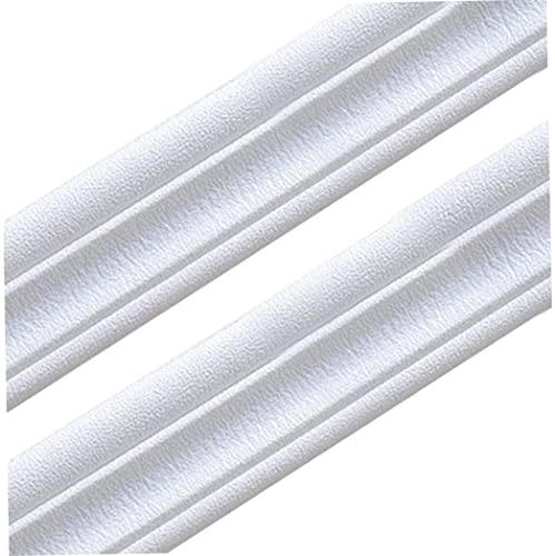Bordes de pared auto adhesivo, papel tapiz borde auto adhesivo moldura de borde de la espuma moldura 3D impermeable al borde de la pared 2.35m 2pcs bordes de papel tapiz tipo 1
