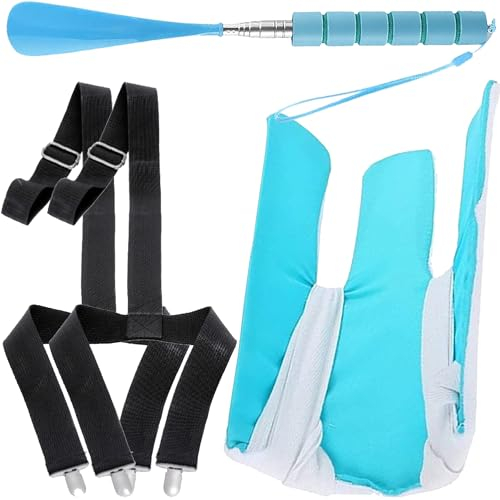 SQAQS 3PCS Anziehhilfe für Socken und Strümpfe, Anziehhilfe für Socken, Hosen, Schuh und Strümpfe, Socken Anziehhilfe für Senioren, Behinderte, ältere, Schwangere Frauen, Sockeneinrichtung-1