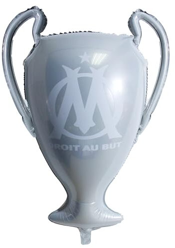Ballon alu Coupe OM - Collection officielle Olympique de Marseille - 82 x 64 cm
