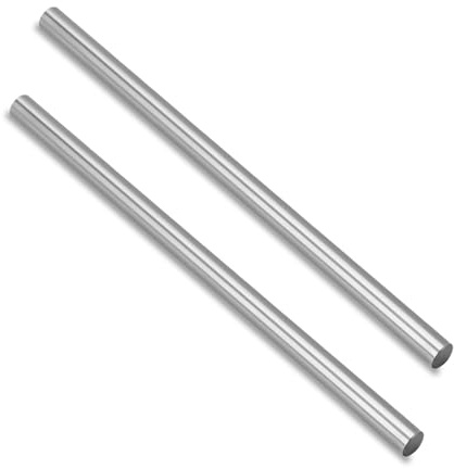 Linearwelle 12mm,2 Stück 12mm x 350mm Linearführung Horizontale Präzisionswelle Linearlager Rundstange