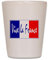 CafePress French Flag Vive La France Unique and Funny Shot Glass