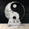 Fototapete Yin- Und Yang-Symbol Im Chinesischen Stil 200x140 cm Vlies Tapete 3D Effekt Moderne Wandtapete Dekoration, für Wohnzimmer Schlafzimmer TV-Hintergrund Wanddeko Wallpaper