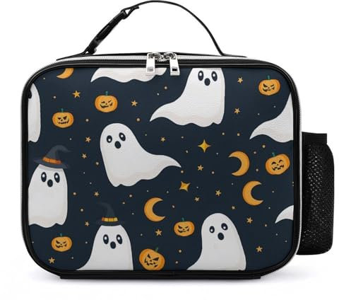 MGDDB Happy Halloween - Lonchera portátil, reutilizable, aislada, a prueba de fugas, para el trabajo, picnic
