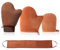 4 Piezas Guante Autobronceador Corporal, Manopla Autobronceador Guante, Aplicador Autobronceador Guantes, Guantes de Bronceado Reutilizables