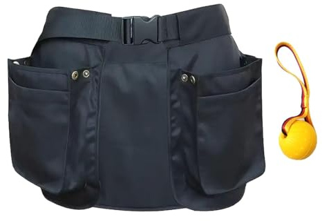 Harilla Leckerli-Tasche für Hunde, wasserdichte Bauchtasche für Hunde-Zubehör, Hundefuttertasche mit Kotbeutelspender für Spaziergänge mit dem Hund, Wanderungen, Gartenarbeit und Outdoor-Aktivitäten