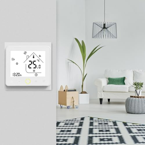 Smart Thermostat Starter WiFi Floor Heating Controller For Remote Operation, Weather Station Integration, Power Off Protection(Water)