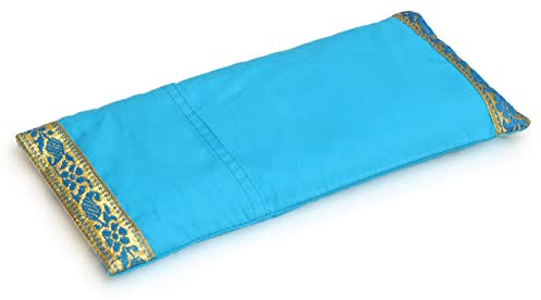 Yogishop Augenkissen lakshmi's choice turquoise gold