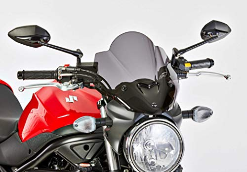 ERMAX Naked-Bike-Scheibe kompatibel mit Suzuki SV 650 2016-2019 WCX0/WCX1