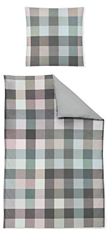 Irisette Bettwäsche Peach 8822-11 1 Bettbezug 135 x 200 cm + 1 Kissenbezug 80 x 80 cm