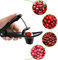 MEETOZ Cherry Pitter Remover,Cherry Fruit Kitchen Olive Core Remove Pit Tool Seed Gadget Stoner Corer Pitter Remover,Portable Cherry Pitter Tool Kitchen aid with Space-Saving Lock Design (Black)