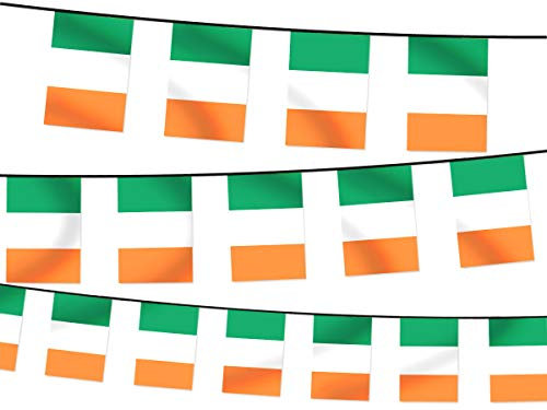 Wimpel Dekoration Länderwimpel Länderfahnen Wimpelkette Länderflaggen Fanartikel, Modell wählen:Wimpel Irland