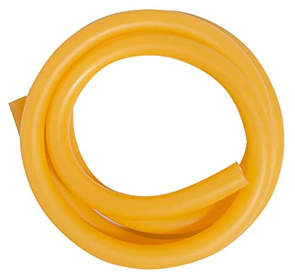 Natural Latex Rubber Tubing 5/16(8mm) ID x 1/2(12mm) OD, Tube Air Line Highly Elastic and Strong Speargun Band Slingshot Catapult Tube Rubber Hose Plain Color, 10ft Length