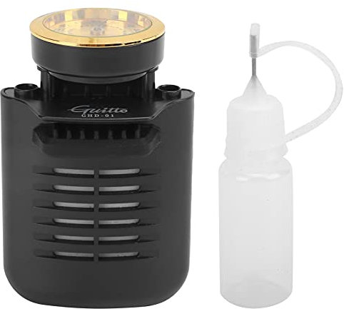 Schallloch Luftbefeuchter mit Hygrometer, 2-in-1 Feuchtigkeitsmesssystem mit 100ml Spritze, ABS & Kunststoff Design, tragbarer Gitarrenbefeuchter für Akustikgitarren Pflege und Instrumentenwartung