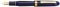 PLATINUM Japanischer Füllfederhalter #3776 Century Gold Trim Chartres Blue M/Blau/ 0,34-0,44 mm/Handgefertigt/Feder aus 14-Karätigem Gold/mit Geschenkbox/Füllhalter, PNB15000-51M