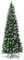 COSTWAY 180cm/220cm Künstlicher Bleistift Weihnachtsbaum mit Kiefernzapfen, schneebedeckter Tannenbaum mit Metallständer, Christbaum PVC Nadeln, Kunstbaum Weihnachten Klappsystem (220cm)