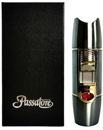 Passatore Feuerzeug -XL- gun satin 3er Jet