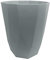 8L Litre Stylish Modern Circular Waste Paper Bin Lightweight Waste Basket Garbage Can Plastic Trash Can Dustbin Ideal For Kitchen Home Office Dorm Room Desk Bedroom & Bathroom (Grey)