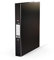 Durafile Ring Binder A4 File, Black, Single File Folder Organiser, Heavy Duty Board Construction Folders for Paperwork Ring Binder, Ideal Folder for School, Home & The Office
