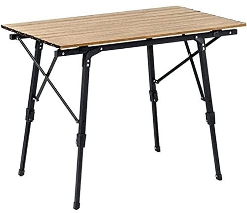 OLOTU Tische Hebe-Klapptisch, Leichter und tragbarer Campingtisch, Picknicktisch zum Kochen/Grillen, Angeltisch mit Tragetasche Kompakt