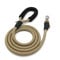 Aiminto Dog Leash, Braided Rope Traction – Walking Training Lead for Medium/Large Dogs ((1/2) - 6FT, Khaki)