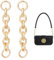 UNICRAFTALE 2 Stk Taschen Verlängerungskette Legierungs Geldbörsenriemen Verlängerung Für Umhängetasche Hellgold 15.5cm Kettenverlängerung Ersatzzubehör Taschen kettenriemen Für Geldbörsen Handtaschen