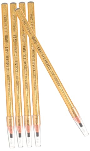 FRCOLOR 5st Wasserfester Augenbrauenstift Grauer Eyeliner-stift Augenbrauenstifte Aus Holz Augenbrauenstift Grau Augenbrauen-make-up-stifte Abziehbarer Hölzern Mädchen Gel Stift Fräulein