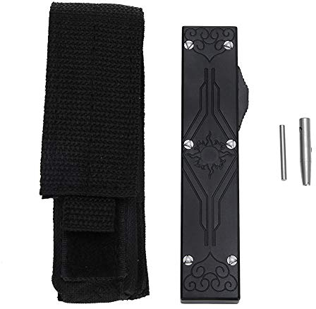 NSXAYIWE Comb,Folding Pocket Knife Comb,Stainless Steel Combs for Men, for Oil Hair Combing, Beard Combing